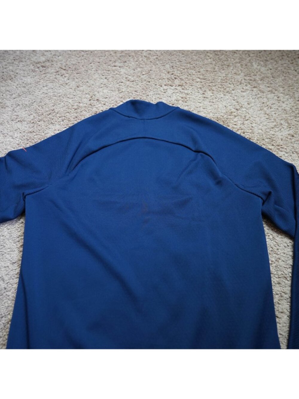 Nike NFL Denver Broncos Jacket Mens M Blue On Field Dri-Fit Full Zip Sweatshirt - Picture 9 of 9